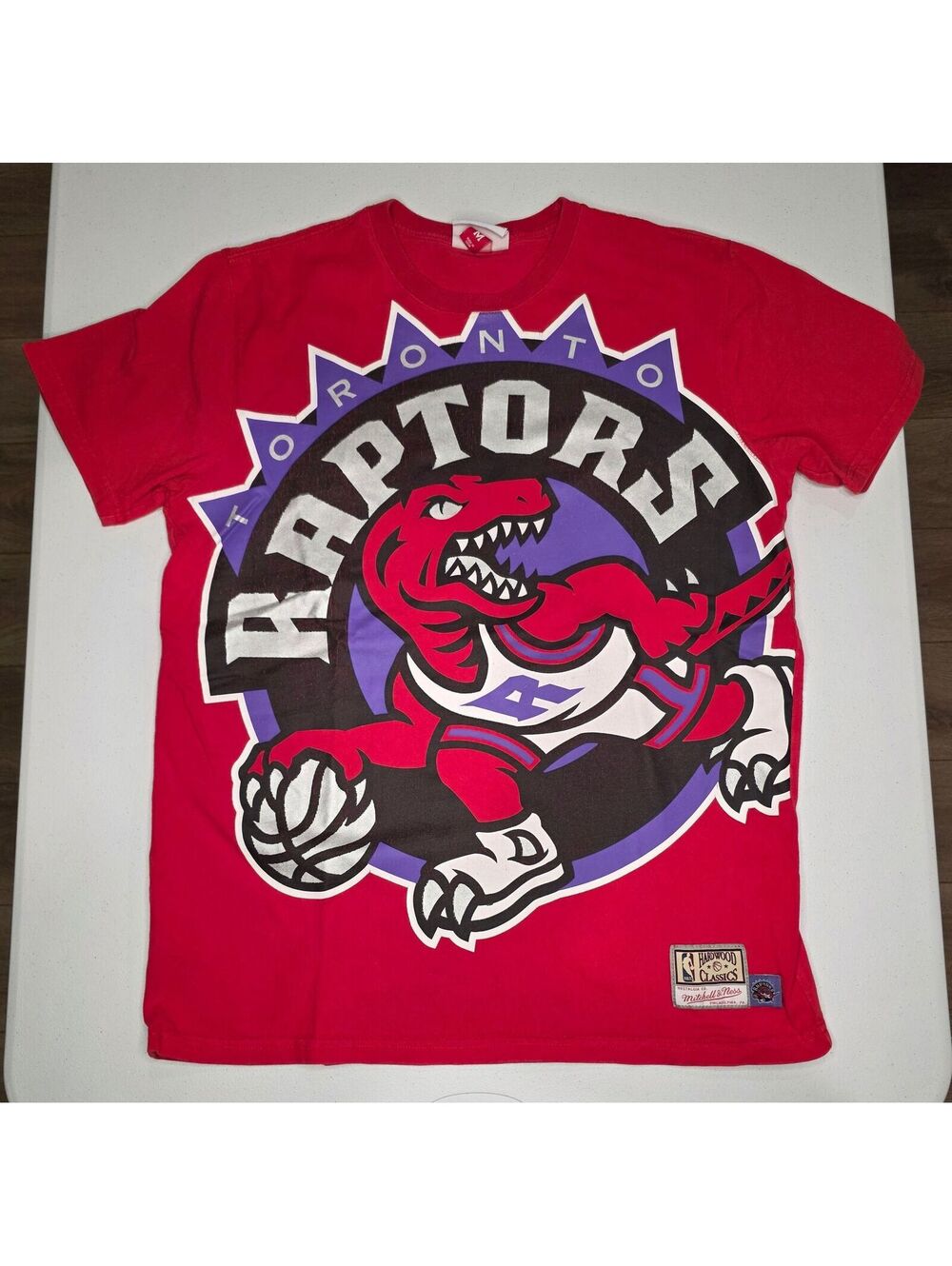 Mitchell & Ness NBA Hardwood Classic Toronto Raptors AOP Tee